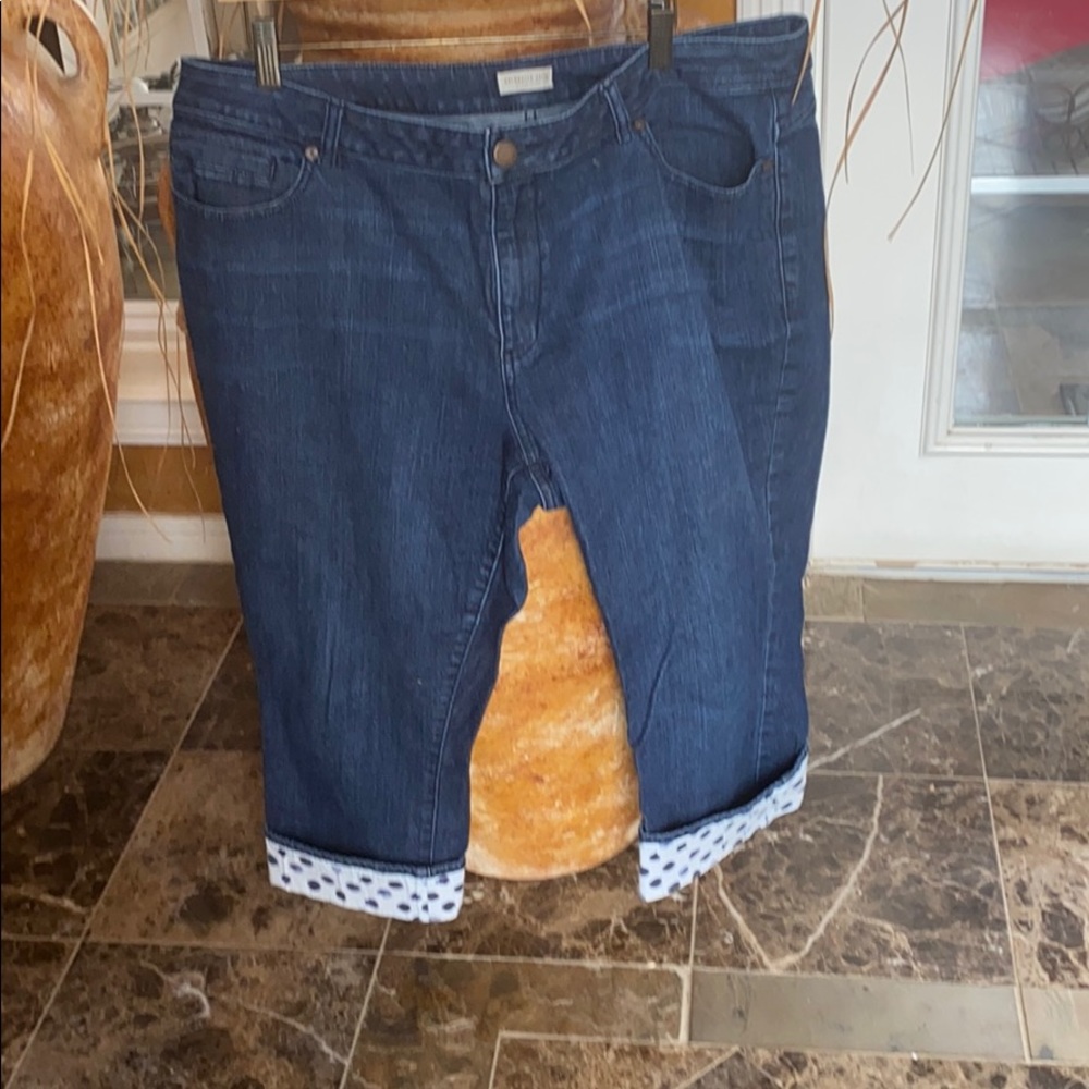 Coldwatercreek almost new jeans Capri